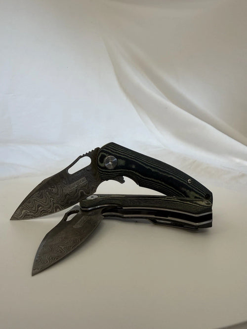 Case Pocket Worn green Jigged Bone Folding Hunter Stainless Pocket Knife - green